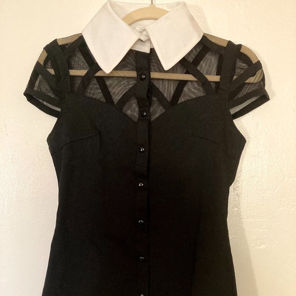 Restyle Tops - Wednesday Adams Top